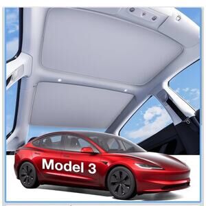 Tesla Model 3 Sunshade Glass Roof Sun Shade Tesla Model 3 2020~2026 Highland